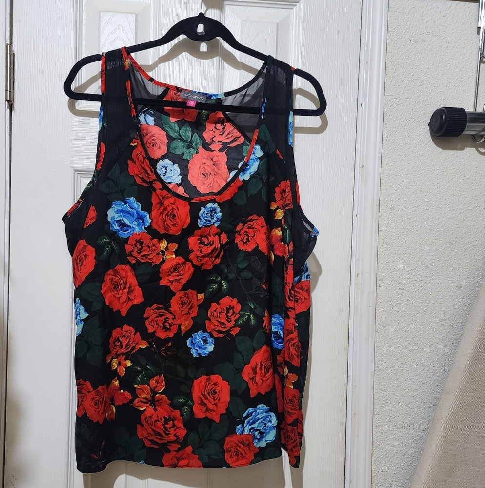 Vince Camuto Floral Tank